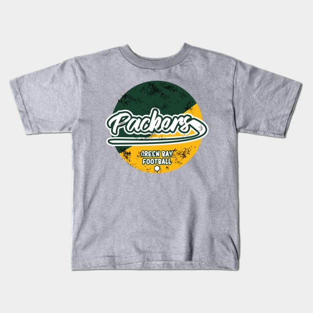 Packers Kids T-Shirt by FootballBum